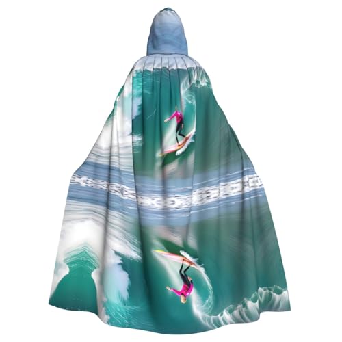 WHJDPP Surfer People Prints Halloween Erwachsene Kapuzenumhang für Kostümpartys und Themenveranstaltungen WHJDPP Surfer People Prints Halloween Erwachsene Kapuzenumhang für Kostümpartys und Themenveranstaltungen von WHJDPP