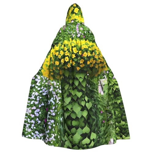 WHJDPP Umhang mit Blumenranke und Blumenmuster mit Kapuze für Halloween, Rollenspiel-Kostüme und mehr WHJDPP Umhang mit Blumenranke und Blumenmuster mit Kapuze für Halloween, Rollenspiel-Kostüme und mehr von WHJDPP