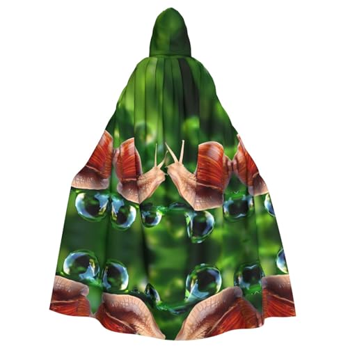 WHJDPP Umhang mit Kapuze und Tierschneckenbild, Halloween, für Erwachsene, super großer Kapuzenumhang ohne Reißverschluss WHJDPP Umhang mit Kapuze und Tierschneckenbild, Halloween, für Erwachsene, super großer Kapuzenumhang ohne Reißverschluss von WHJDPP