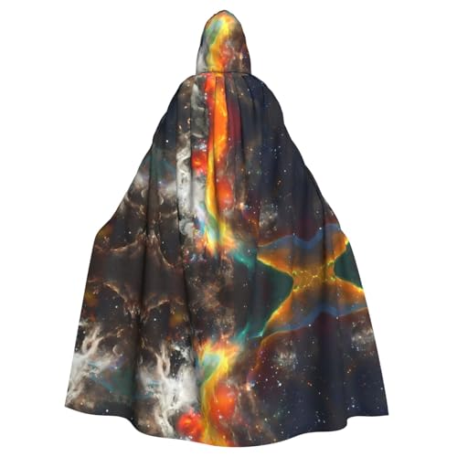 WHJDPP Universe Galaxy Picture Halloween Erwachsene Kapuzenumhang – Super großer Kapuzenumhang ohne Reißverschluss von WHJDPP