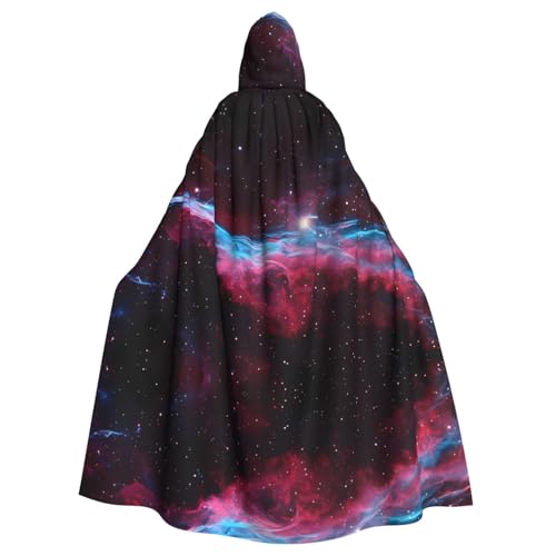 WHJDPP Universe Galaxy Picture Halloween Erwachsene Kapuzenumhang – Super großer Kapuzenumhang ohne Reißverschluss von WHJDPP