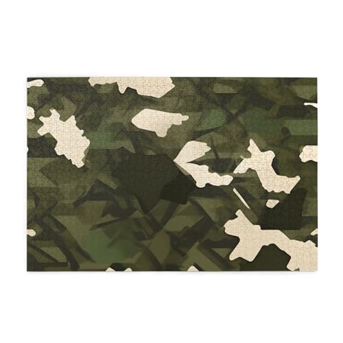 Jigsaw Puzzles1000 Teile Whjshop Armee Camouflage Drucke Pädagogische Intellektuelle Holzpuzzles Lustige Puzzles Stressabbau Puzzles Jigsaw Puzzles1000 Teile Whjshop Armee Camouflage Drucke Pädagogische Intellektuelle Holzpuzzles Lustige Puzzles Stressabbau Puzzles von WHJSHOP