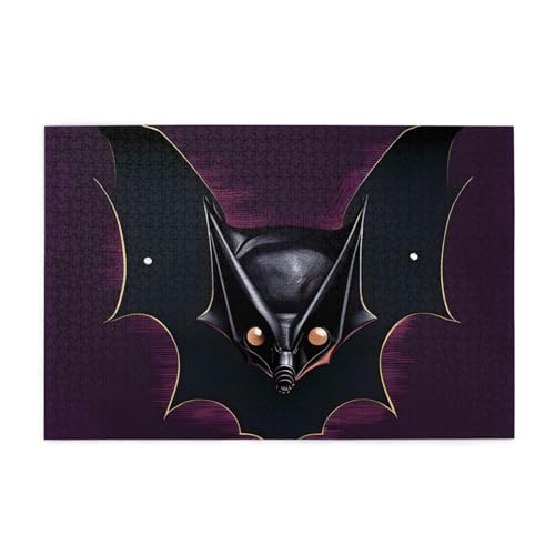 Jigsaw Puzzles1000 Teile Whjshop Black Ghost Bat Prints Educational Intellectual Wooden Puzzles, Fun Puzzles, Stress Relieving Puzzles Jigsaw Puzzles1000 Teile Whjshop Black Ghost Bat Prints Educational Intellectual Wooden Puzzles, Fun Puzzles, Stress Relieving Puzzles von WHJSHOP