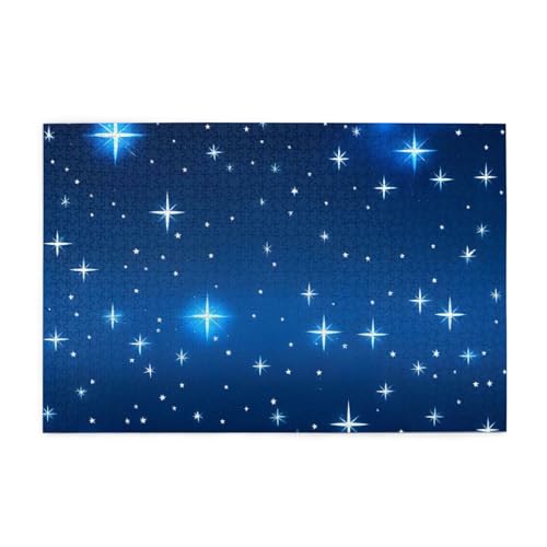 Jigsaw Puzzles1000 Teile Whjshop Blauer Stern Muster Drucke Pädagogische Intellektuelle Holzpuzzles Lustige Puzzles Stressabbau Puzzles Jigsaw Puzzles1000 Teile Whjshop Blauer Stern Muster Drucke Pädagogische Intellektuelle Holzpuzzles Lustige Puzzles Stressabbau Puzzles von WHJSHOP