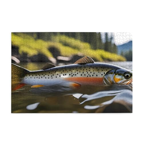 Jigsaw Puzzles1000 Teile Whjshop Brook Forelle Fliegenfischen Drucke Pädagogische Intellektuelle Holzpuzzles Lustige Puzzles Stressabbau Puzzles Jigsaw Puzzles1000 Teile Whjshop Brook Forelle Fliegenfischen Drucke Pädagogische Intellektuelle Holzpuzzles Lustige Puzzles Stressabbau Puzzles von WHJSHOP