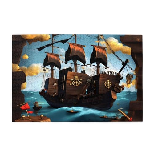 Jigsaw Puzzles1000 Teile Whjshop Cartoon Piratenschiff Drucke Pädagogische Intellektuelle Holzpuzzles Lustige Puzzles Stressabbau Puzzles Jigsaw Puzzles1000 Teile Whjshop Cartoon Piratenschiff Drucke Pädagogische Intellektuelle Holzpuzzles Lustige Puzzles Stressabbau Puzzles von WHJSHOP