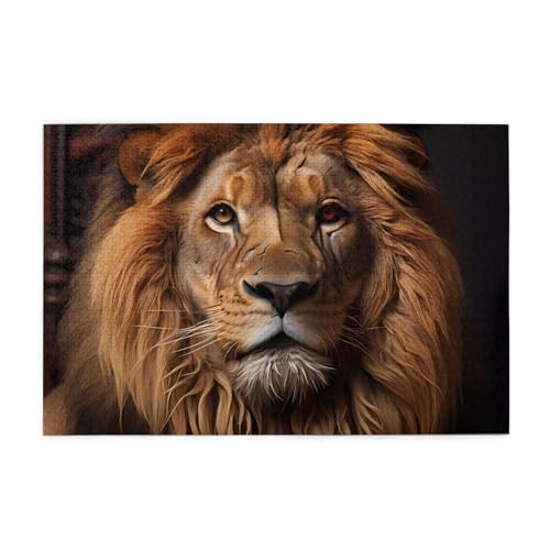Jigsaw Puzzles1000 Teile Whjshop Der Blick der Löwen druckt pädagogische intellektuelle Holzpuzzles, lustige Puzzles, Stressabbau-Puzzles Jigsaw Puzzles1000 Teile Whjshop Der Blick der Löwen druckt pädagogische intellektuelle Holzpuzzles, lustige Puzzles, Stressabbau-Puzzles von WHJSHOP