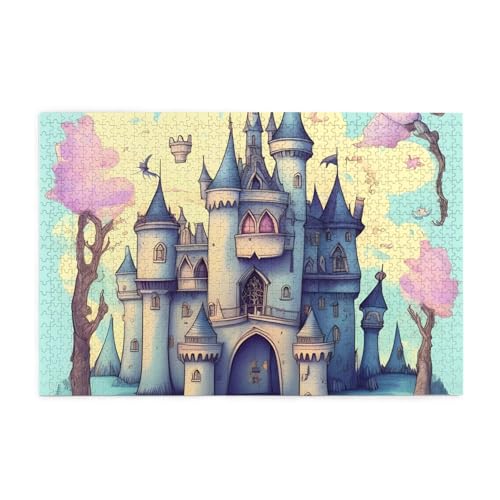 Jigsaw Puzzles1000 Teile Whjshop Fairytale Castle Prints Educational Intellectual Wooden Puzzles, Fun Puzzles, Stress Relieving Puzzles Jigsaw Puzzles1000 Teile Whjshop Fairytale Castle Prints Educational Intellectual Wooden Puzzles, Fun Puzzles, Stress Relieving Puzzles von WHJSHOP