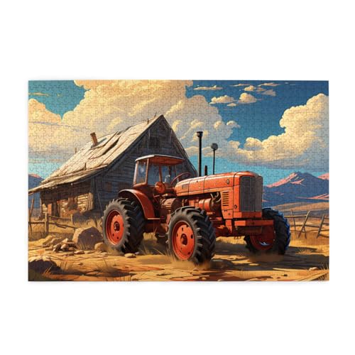 Jigsaw Puzzles1000 Teile Whjshop Farm Red Traktor Prints Pädagogische Intellektuelle Holzpuzzles Lustige Puzzles Stressabbau Puzzles Jigsaw Puzzles1000 Teile Whjshop Farm Red Traktor Prints Pädagogische Intellektuelle Holzpuzzles Lustige Puzzles Stressabbau Puzzles von WHJSHOP