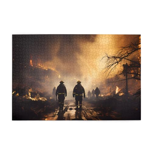Jigsaw Puzzles1000 Teile Whjshop Feuerwehrleute bekämpfen Feuer Drucke Pädagogische Intellektuelle Holzpuzzles Lustige Puzzles Stressabbau Puzzles Jigsaw Puzzles1000 Teile Whjshop Feuerwehrleute bekämpfen Feuer Drucke Pädagogische Intellektuelle Holzpuzzles Lustige Puzzles Stressabbau Puzzles von WHJSHOP