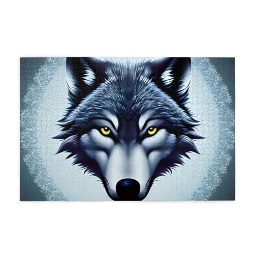 Jigsaw Puzzles1000 Teile Whjshop Fierce Wolf Head Prints Educational Intellectual Wooden Puzzles, Fun Puzzles, Stress Relieving Puzzles Jigsaw Puzzles1000 Teile Whjshop Fierce Wolf Head Prints Educational Intellectual Wooden Puzzles, Fun Puzzles, Stress Relieving Puzzles von WHJSHOP