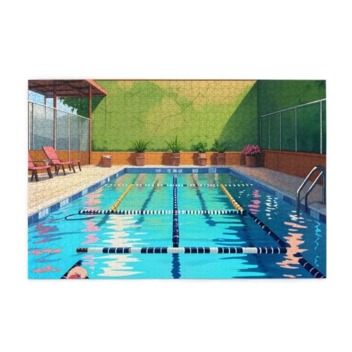 Jigsaw Puzzles1000 Teile Whjshop Flamingo und Schwimmbad Drucke Pädagogische Intellektuelle Holzpuzzles Lustige Puzzles Stressabbau Puzzles Jigsaw Puzzles1000 Teile Whjshop Flamingo und Schwimmbad Drucke Pädagogische Intellektuelle Holzpuzzles Lustige Puzzles Stressabbau Puzzles von WHJSHOP