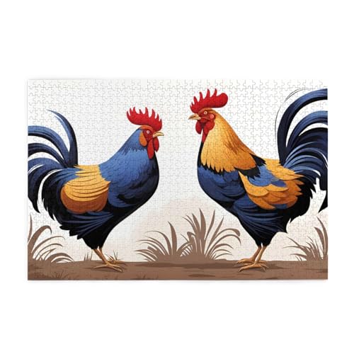Jigsaw Puzzles1000 Teile Whjshop Französische Hähne Drucke Pädagogische Intellektuelle Holzpuzzles Lustige Puzzles Stressabbau Puzzles Jigsaw Puzzles1000 Teile Whjshop Französische Hähne Drucke Pädagogische Intellektuelle Holzpuzzles Lustige Puzzles Stressabbau Puzzles von WHJSHOP