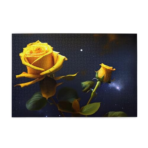 Jigsaw Puzzles1000 Teile Whjshop Gelbe Rosen Sternennacht Drucke Pädagogische Intellektuelle Holzpuzzles Lustige Puzzles Stressabbau Puzzles Jigsaw Puzzles1000 Teile Whjshop Gelbe Rosen Sternennacht Drucke Pädagogische Intellektuelle Holzpuzzles Lustige Puzzles Stressabbau Puzzles von WHJSHOP