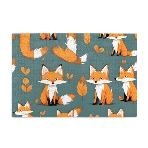 Jigsaw Puzzles1000 Teile Whjshop Gelber Fuchs Drucke Pädagogische Intellektuelle Holzpuzzles Lustige Puzzles Stressabbau Puzzles Jigsaw Puzzles1000 Teile Whjshop Gelber Fuchs Drucke Pädagogische Intellektuelle Holzpuzzles Lustige Puzzles Stressabbau Puzzles von WHJSHOP