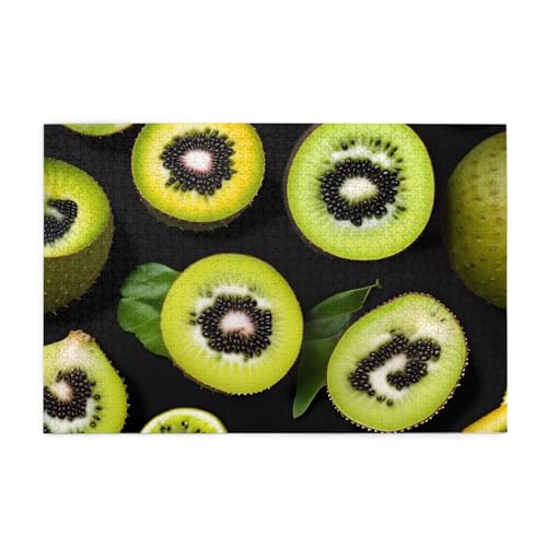 Jigsaw Puzzles1000 Teile Whjshop Grüne Kiwi-Drucke Pädagogische Intellektuelle Holzpuzzles, lustige Puzzles, Stressabbau-Puzzles Jigsaw Puzzles1000 Teile Whjshop Grüne Kiwi-Drucke Pädagogische Intellektuelle Holzpuzzles, lustige Puzzles, Stressabbau-Puzzles von WHJSHOP