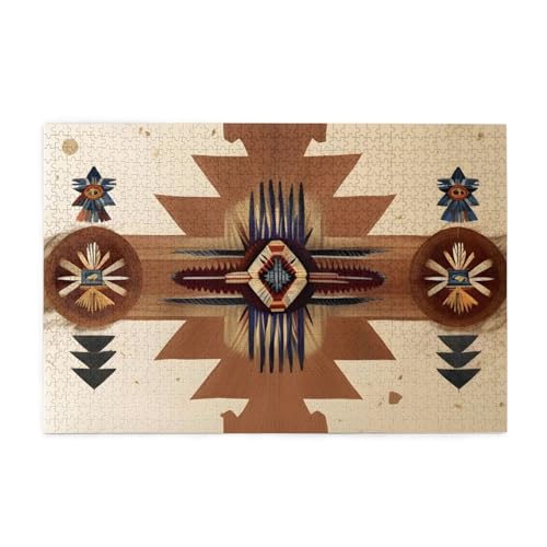 Jigsaw Puzzles1000 Teile Whjshop Indianer-Muster Drucke Pädagogische Intellektuelle Holzpuzzles Lustige Puzzles Stressabbau Puzzles Jigsaw Puzzles1000 Teile Whjshop Indianer-Muster Drucke Pädagogische Intellektuelle Holzpuzzles Lustige Puzzles Stressabbau Puzzles von WHJSHOP