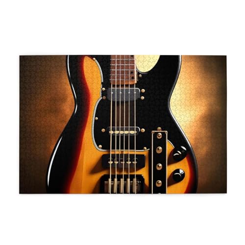 Jigsaw Puzzles1000 Teile Whjshop Instrumental Guitar Prints Educational Intellectual Wooden Puzzles, Fun Puzzles, Stress Relieving Puzzles Jigsaw Puzzles1000 Teile Whjshop Instrumental Guitar Prints Educational Intellectual Wooden Puzzles, Fun Puzzles, Stress Relieving Puzzles von WHJSHOP