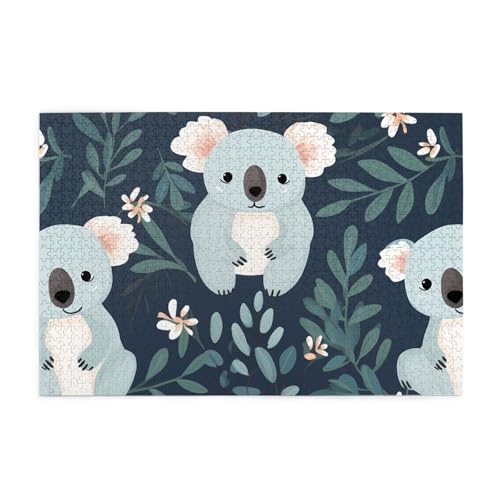 Jigsaw Puzzles1000 Teile Whjshop Koala Druck Qualität Holzpuzzle für Erwachsene und Kinder, lustige Puzzles, Stressabbau Puzzles Jigsaw Puzzles1000 Teile Whjshop Koala Druck Qualität Holzpuzzle für Erwachsene und Kinder, lustige Puzzles, Stressabbau Puzzles von WHJSHOP