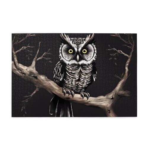 Jigsaw Puzzles1000 Teile Whjshop Late Night Owl Prints Educational Intellectual Wooden Puzzles, Fun Puzzles, Stress Relieving Puzzles Jigsaw Puzzles1000 Teile Whjshop Late Night Owl Prints Educational Intellectual Wooden Puzzles, Fun Puzzles, Stress Relieving Puzzles von WHJSHOP