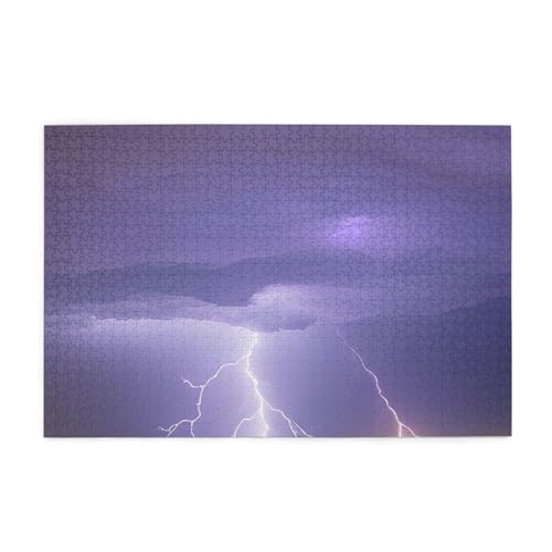 Jigsaw Puzzles1000 Teile Whjshop Lightning Storm Prints Pädagogische Intellektuelle Holzpuzzles Lustige Puzzles Stressabbau Puzzles Jigsaw Puzzles1000 Teile Whjshop Lightning Storm Prints Pädagogische Intellektuelle Holzpuzzles Lustige Puzzles Stressabbau Puzzles von WHJSHOP