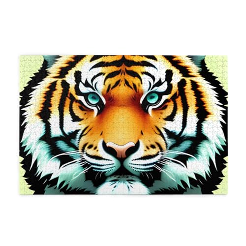 Jigsaw Puzzles1000 Teile Whjshop Little Fat Tiger Head Prints Pädagogische Intellektuelle Holzpuzzles Lustige Puzzles Stressabbau Puzzles Jigsaw Puzzles1000 Teile Whjshop Little Fat Tiger Head Prints Pädagogische Intellektuelle Holzpuzzles Lustige Puzzles Stressabbau Puzzles von WHJSHOP