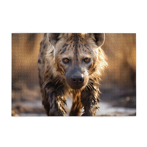 Jigsaw Puzzles1000 Teile Whjshop Lone Hyena Prints Educational Intellectual Wooden Puzzles, Fun Puzzles, Stress Relieving Puzzles Jigsaw Puzzles1000 Teile Whjshop Lone Hyena Prints Educational Intellectual Wooden Puzzles, Fun Puzzles, Stress Relieving Puzzles von WHJSHOP