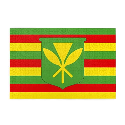 Jigsaw Puzzles1000 Teile Whjshop Native Hawaiian Flag Prints Educational Intellectual Wooden Puzzles, Fun Puzzles, Stress Relieving Puzzles Jigsaw Puzzles1000 Teile Whjshop Native Hawaiian Flag Prints Educational Intellectual Wooden Puzzles, Fun Puzzles, Stress Relieving Puzzles von WHJSHOP