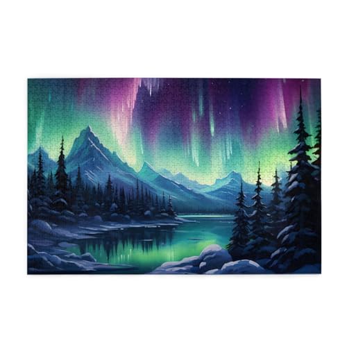 Jigsaw Puzzles1000 Teile Whjshop Nordlichter Malerei Drucke Pädagogische Intellektuelle Holzpuzzles Lustige Puzzles Stressabbau Puzzles Jigsaw Puzzles1000 Teile Whjshop Nordlichter Malerei Drucke Pädagogische Intellektuelle Holzpuzzles Lustige Puzzles Stressabbau Puzzles von WHJSHOP