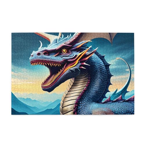 Jigsaw Puzzles1000 Teile Whjshop Roaring Dragon Prints Pädagogische Intellektuelle Holzpuzzles Lustige Puzzles Stressabbau Puzzles Jigsaw Puzzles1000 Teile Whjshop Roaring Dragon Prints Pädagogische Intellektuelle Holzpuzzles Lustige Puzzles Stressabbau Puzzles von WHJSHOP