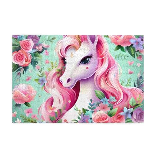 Jigsaw Puzzles1000 Teile Whjshop Rosa Einhorn Drucke Pädagogische Intellektuelle Holzpuzzles Lustige Puzzles Stressabbau Puzzles Jigsaw Puzzles1000 Teile Whjshop Rosa Einhorn Drucke Pädagogische Intellektuelle Holzpuzzles Lustige Puzzles Stressabbau Puzzles von WHJSHOP