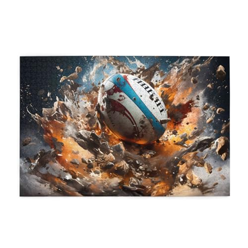 Jigsaw Puzzles1000 Teile Whjshop Rugby On Fire Prints Pädagogische Intellektuelle Holzpuzzles Lustige Puzzles Stressabbau Puzzles Jigsaw Puzzles1000 Teile Whjshop Rugby On Fire Prints Pädagogische Intellektuelle Holzpuzzles Lustige Puzzles Stressabbau Puzzles von WHJSHOP