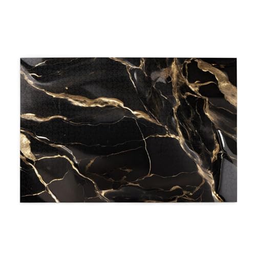 Jigsaw Puzzles1000 Teile Whjshop Schwarz Gold Marmor Drucke Pädagogische Intellektuelle Holzpuzzles Lustige Puzzles Stressabbau Puzzles Jigsaw Puzzles1000 Teile Whjshop Schwarz Gold Marmor Drucke Pädagogische Intellektuelle Holzpuzzles Lustige Puzzles Stressabbau Puzzles von WHJSHOP