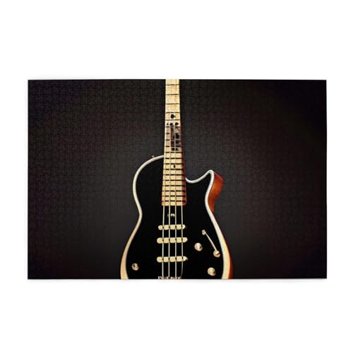 Jigsaw Puzzles1000 Teile Whjshop Schwarze Gitarre Drucke Pädagogische Intellektuelle Holzpuzzles Lustige Puzzles Stressabbau Puzzles Jigsaw Puzzles1000 Teile Whjshop Schwarze Gitarre Drucke Pädagogische Intellektuelle Holzpuzzles Lustige Puzzles Stressabbau Puzzles von WHJSHOP