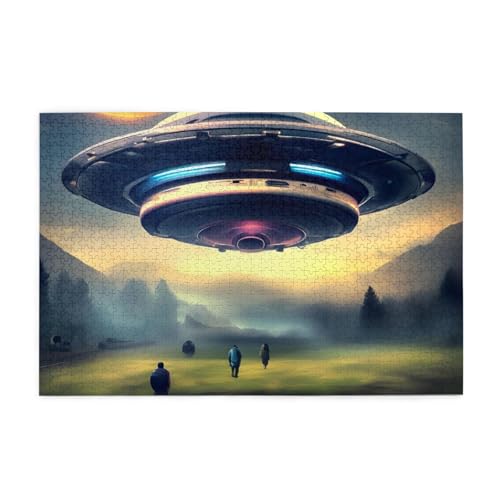 Jigsaw Puzzles1000 Teile Whjshop UFO Landing Prints Pädagogische Intellektuelle Holzpuzzles Lustige Puzzles Stressabbau Puzzles Jigsaw Puzzles1000 Teile Whjshop UFO Landing Prints Pädagogische Intellektuelle Holzpuzzles Lustige Puzzles Stressabbau Puzzles von WHJSHOP