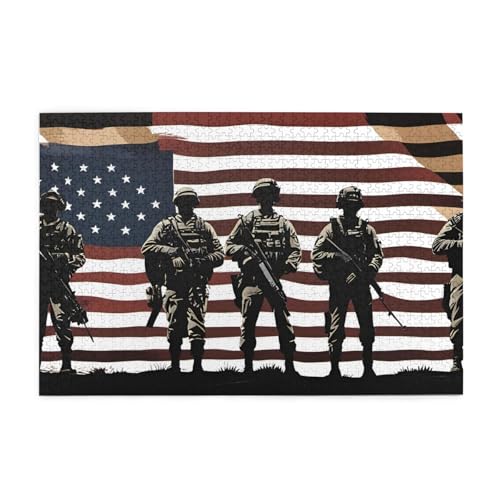 Jigsaw Puzzles1000 Teile Whjshop Us Military Soldiers Patriotic Memorial Day Prints Educational Intellectual Wooden Puzzles, Fun Puzzles, Stress Relieving Puzzles Jigsaw Puzzles1000 Teile Whjshop Us Military Soldiers Patriotic Memorial Day Prints Educational Intellectual Wooden Puzzles, Fun Puzzles, Stress Relieving Puzzles von WHJSHOP
