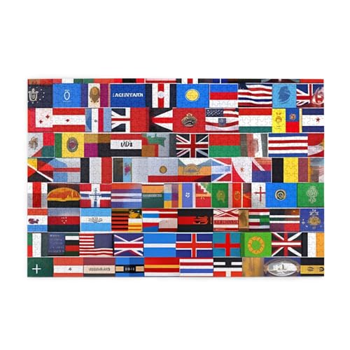 Jigsaw Puzzles1000 Teile Whjshop Verschiedene Flaggen Drucke Pädagogische Intellektuelle Holzpuzzles Lustige Puzzles Stressabbau Puzzles Jigsaw Puzzles1000 Teile Whjshop Verschiedene Flaggen Drucke Pädagogische Intellektuelle Holzpuzzles Lustige Puzzles Stressabbau Puzzles von WHJSHOP