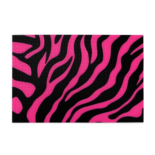 Jigsaw Puzzles1000 Teile Whjshop Zebra Tiger Leopard Pink Prints Pädagogische Intellektuelle Holzpuzzles Lustige Puzzles Stressabbau Puzzles Jigsaw Puzzles1000 Teile Whjshop Zebra Tiger Leopard Pink Prints Pädagogische Intellektuelle Holzpuzzles Lustige Puzzles Stressabbau Puzzles von WHJSHOP