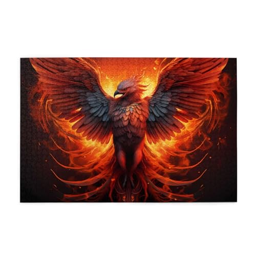 Puzzles1000 Teile Whjshop Orange Rot Phoenix Prints Pädagogische Intellektuelle Holzpuzzles Lustige Puzzles Stressabbau Puzzles Puzzles1000 Teile Whjshop Orange Rot Phoenix Prints Pädagogische Intellektuelle Holzpuzzles Lustige Puzzles Stressabbau Puzzles von WHJSHOP