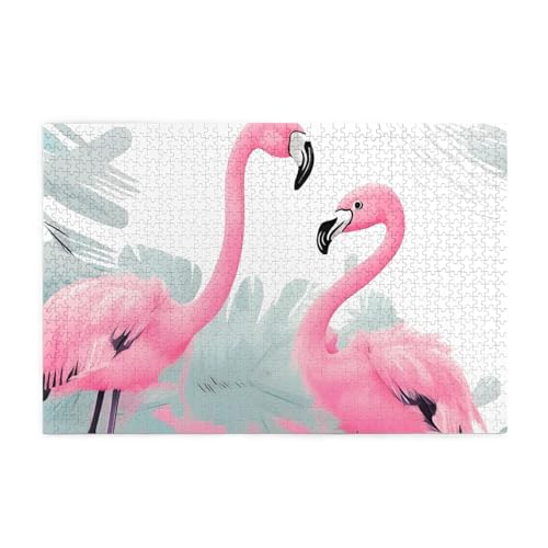 Puzzles1000 Teile Whjshop Pink Flamingo Prints Pädagogische Intellektuelle Holzpuzzles Lustige Puzzles Stressabbau Puzzles Puzzles1000 Teile Whjshop Pink Flamingo Prints Pädagogische Intellektuelle Holzpuzzles Lustige Puzzles Stressabbau Puzzles von WHJSHOP