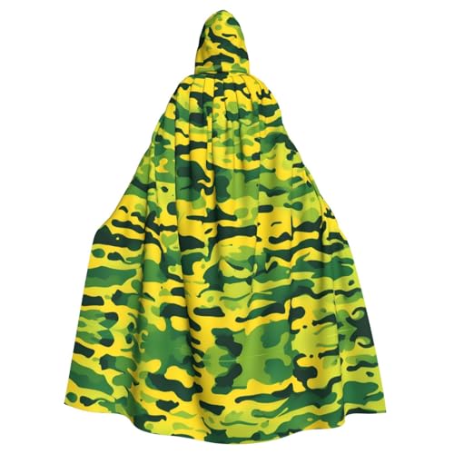 WHJSHOP Camouflage-Umhang mit Kapuze für Erwachsene, für Halloween, Rollenspiel-Kostüme und Themenpartys WHJSHOP Camouflage-Umhang mit Kapuze für Erwachsene, für Halloween, Rollenspiel-Kostüme und Themenpartys von WHJSHOP