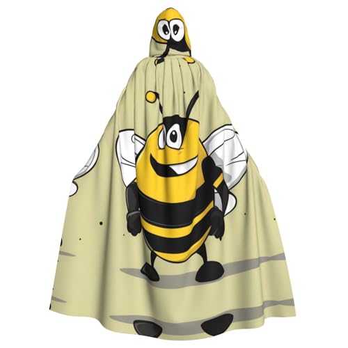 WHJSHOP Cartoon Wespe Bild Erwachsene Kapuzenumhang Umhang für Halloween, Rollenspiele Kostüme und Themenpartys von WHJSHOP