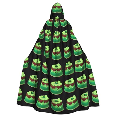 WHJSHOP Clover Kuchenbild Halloween Erwachsene Kapuzenumhang Männer und Frauen Kleidung Mantle Rollenspiel von WHJSHOP