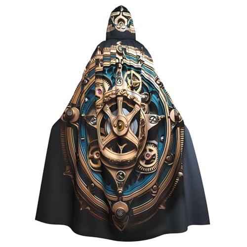 WHJSHOP Cooler Steampunk-Umhang mit Kapuze für Erwachsene, für Halloween, Rollenspiel-Kostüme und Themenpartys WHJSHOP Cooler Steampunk-Umhang mit Kapuze für Erwachsene, für Halloween, Rollenspiel-Kostüme und Themenpartys von WHJSHOP