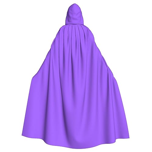 WHJSHOP Einfarbiger hellvioletter Umhang mit Kapuze für Erwachsene, für Halloween, Rollenspiel-Kostüme und Themenpartys WHJSHOP Einfarbiger hellvioletter Umhang mit Kapuze für Erwachsene, für Halloween, Rollenspiel-Kostüme und Themenpartys von WHJSHOP