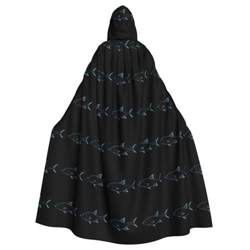 WHJSHOP Free Little Fish Picture Halloween Erwachsene Kapuzenumhang Männer und Frauen Kleidung Mantle Rollenspiel WHJSHOP Free Little Fish Picture Halloween Erwachsene Kapuzenumhang Männer und Frauen Kleidung Mantle Rollenspiel von WHJSHOP