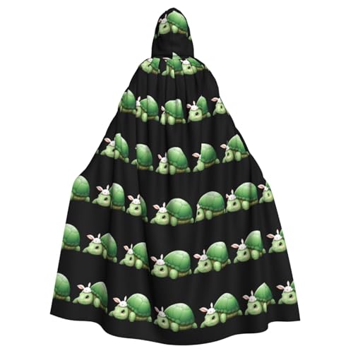 WHJSHOP Freundliche kleine Schildkröte und Kaninchen, Bild, Halloween, Erwachsenen-Kapuzenumhang, Herren- und Damenbekleidung, Mantel, Rollenspiel WHJSHOP Freundliche kleine Schildkröte und Kaninchen, Bild, Halloween, Erwachsenen-Kapuzenumhang, Herren- und Damenbekleidung, Mantel, Rollenspiel von WHJSHOP
