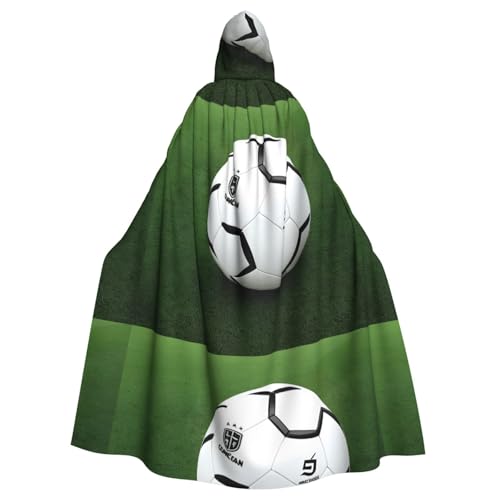 WHJSHOP Fußball-Sportballbild, Halloween, Erwachsenen-Kapuzenumhang, Herren- und Damenbekleidung, Mantel, Rollenspiel WHJSHOP Fußball-Sportballbild, Halloween, Erwachsenen-Kapuzenumhang, Herren- und Damenbekleidung, Mantel, Rollenspiel von WHJSHOP