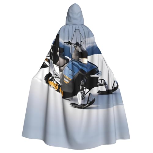 WHJSHOP Halloween Erwachsene Kapuzenumhang für Partys und Kostüme – Pflegeleichtes Schneemobil bedruckt WHJSHOP Halloween Erwachsene Kapuzenumhang für Partys und Kostüme – Pflegeleichtes Schneemobil bedruckt von WHJSHOP