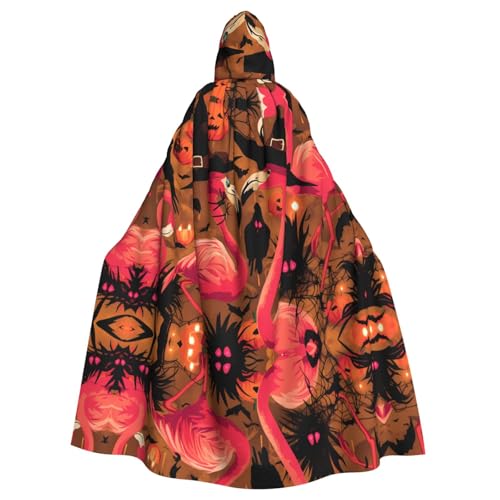 WHJSHOP Halloween-Flamingo-Hexenhut, Bild, Erwachsenen-Kapuzenumhang für Halloween, Rollenspiel-Kostüme und Themenpartys WHJSHOP Halloween-Flamingo-Hexenhut, Bild, Erwachsenen-Kapuzenumhang für Halloween, Rollenspiel-Kostüme und Themenpartys von WHJSHOP